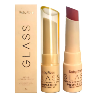 Batom Creamy Matte Glass Hbf567 Gl02 Ruby Rose