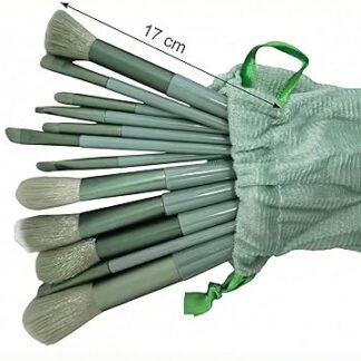 Kit Pincel Maquiagem Profissional 13 Peças Cerdas Macias Base Po Sombra Delineador Esfumar 